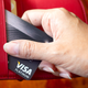Image for article titled Visa Announces Cards Can Now Be Inserted, Swiped, Tapped, Bent, Clapped, Rolled, Shoved, Thrown, Dangled, Slid, Or Whacked